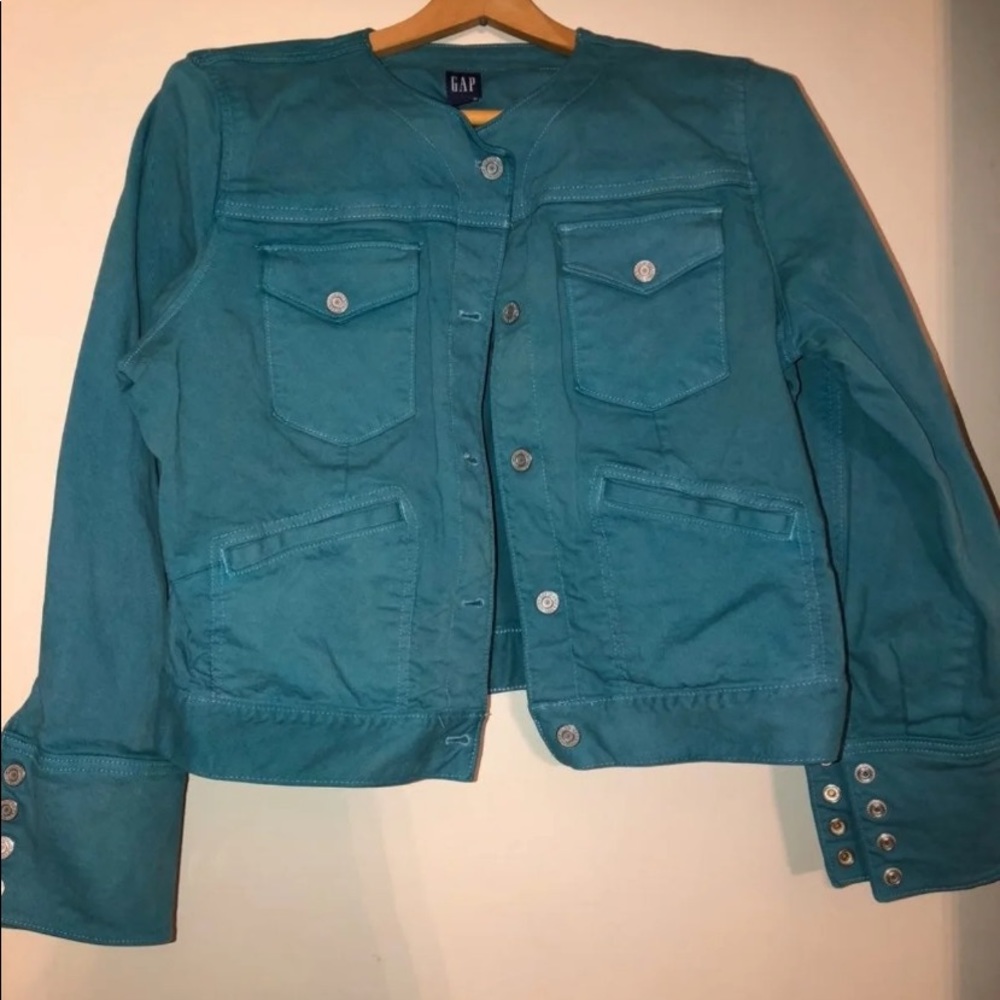 GAP Hand Dyed Denim Jacket